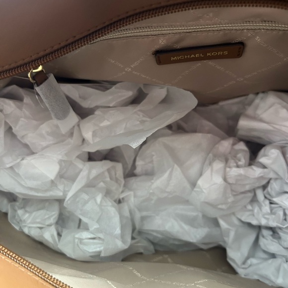 Michael Kors Dark Brown and Tan Tote Bag - Picture 7 of 14